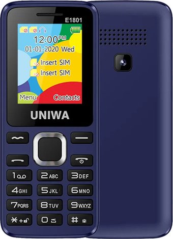 Телефон Uniwa E1801 (синий)