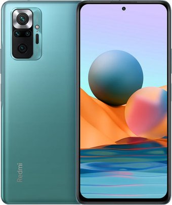 Телефон Xiaomi Redmi Note 10 Pro 6GB/64GB международная версия (зеленый)