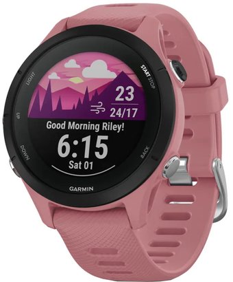 Умные часы Garmin Forerunner 255S (пыльная роза/черный)