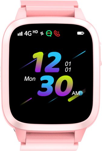 Детские умные часы LeeFine Q23 4G (розовый)