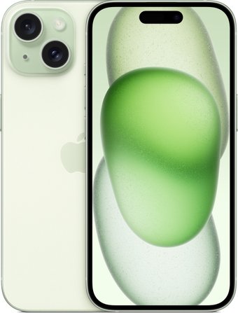 Телефон Apple iPhone 15 Dual SIM 512GB (зеленый)