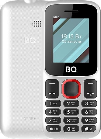Телефон BQ BQ-1848 Step+ (белый/красный)