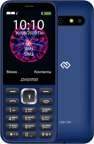 Телефон Digma Linx C281 (синий)