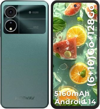 Телефон Hotwav Note 12 2024 6GB/128GB (зеленый)