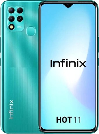 Телефон Infinix Hot 11 Play 4GB/64GB (бирюзовый)