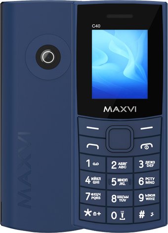 Телефон Maxvi C40 (синий)
