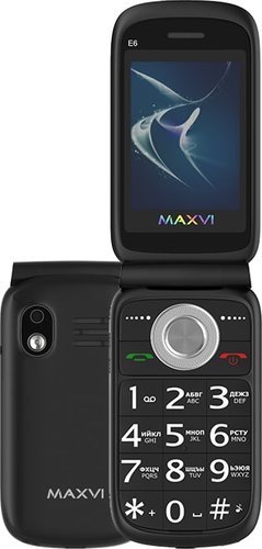 Телефон Maxvi E6 (черный)