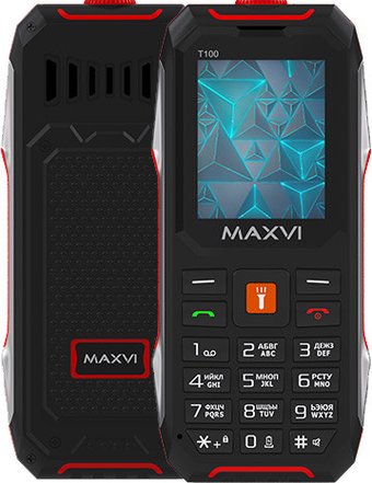 Телефон Maxvi T100 (красный)