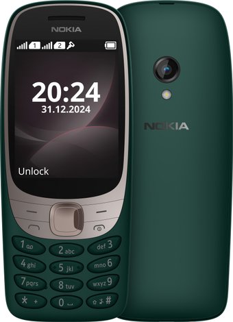 Телефон Nokia 6310 (2024) Dual SIM TA-1607 (зеленый)