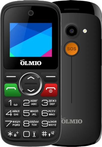 Телефон Olmio C18 (черный)