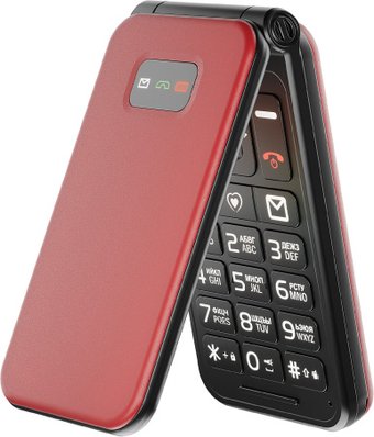Телефон Olmio F19 (красный)