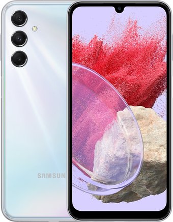 Телефон Samsung Galaxy M34 5G SM-M346B 6GB/128GB (серебристый)