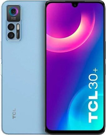 Телефон TCL 30+ T676K 4GB/128GB (голубой)