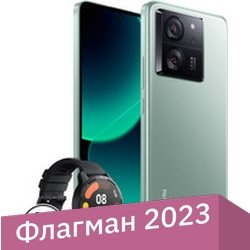 Телефон Xiaomi 13T Pro 12GB/512GB международная версия (зеленый луг) и умные часы Xiaomi Watch S1 Active (черный) по акции