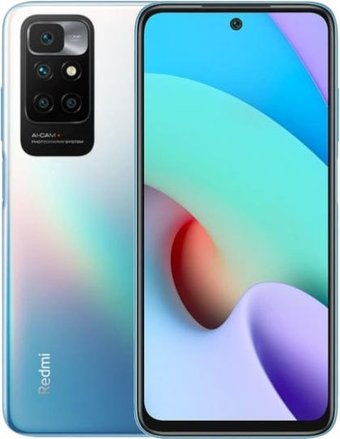 Телефон Xiaomi Redmi 10 без NFC 4GB/64GB международная версия (синее море)