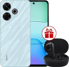 Телефон Xiaomi Redmi 13 8GB/256GB с NFC международная версия (океанский синий) и наушники Xiaomi Redmi Buds 4 Lite (черный) по акции