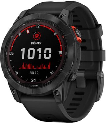 Умные часы Garmin Fenix 7X Solar (сланцево-серый/черный)