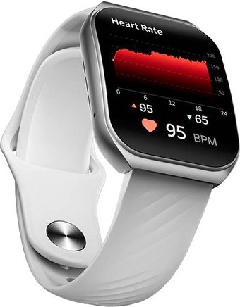 Умные часы QCY Watch GS 2 (серебристый/белый)