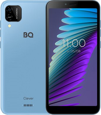 Телефон BQ BQ-5765L Clever (голубой)