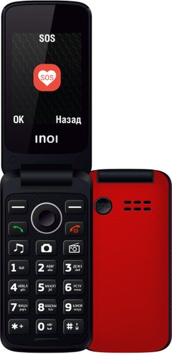 Телефон Inoi 247B (красный)