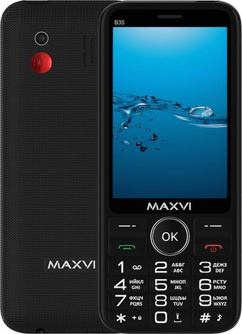 Телефон Maxvi B35 (черный)
