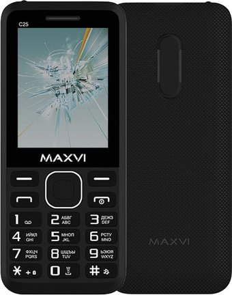 Телефон Maxvi C25 (черный)