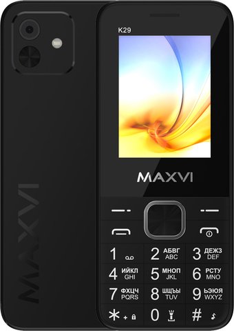 Телефон Maxvi K29 (черный)