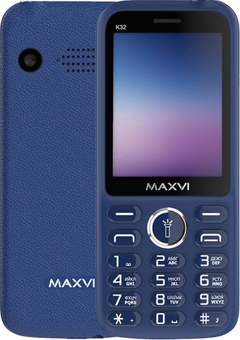 Телефон Maxvi K32 (синий)