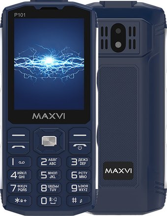 Телефон Maxvi P101 (синий)