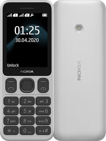 Телефон Nokia 125 Dual SIM (белый)