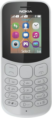 Телефон Nokia 130 Dual SIM (2017) (серый)