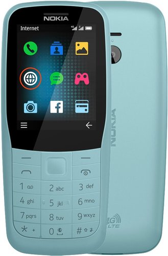 Телефон Nokia 220 4G (бирюзовый)