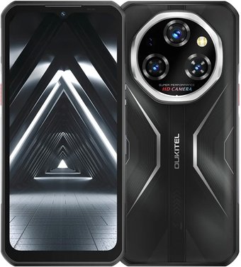 Телефон Oukitel WP55 12GB/256GB (черный/серебристый)