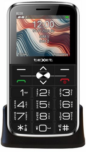 Телефон TeXet TM-B228 (черный)