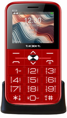 Телефон TeXet TM-B228 (красный)