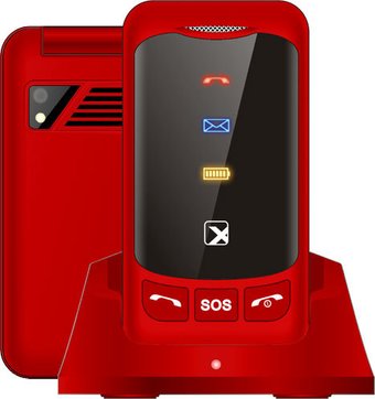 Телефон TeXet TM-B419 (красный)