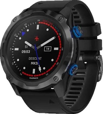 Умные часы Garmin Descent Mk2i (титан с DLC/черный)