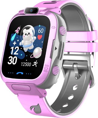 Детские умные часы Leef Astron (розовый/серый)