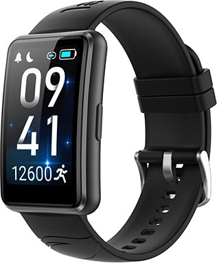 Фитнес-браслет Leef Lynx (черный)