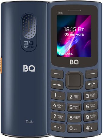 Телефон BQ BQ-1862 Talk (синий)