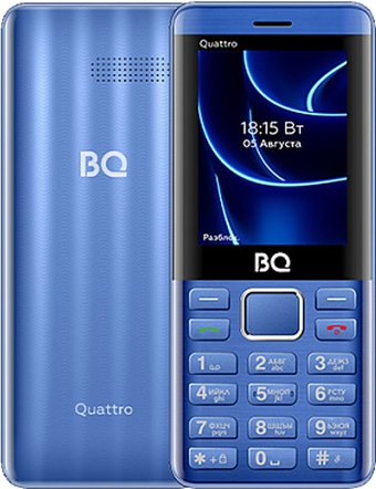 Телефон BQ BQ-2453 Quattro (синий)