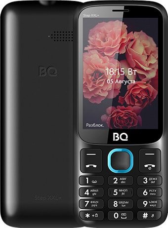 Телефон BQ BQ-3590 Step XXL+ (черный/голубой)