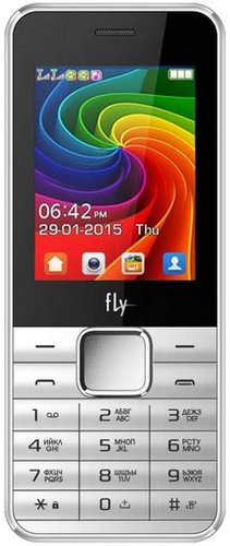 Телефон Fly FF246 White