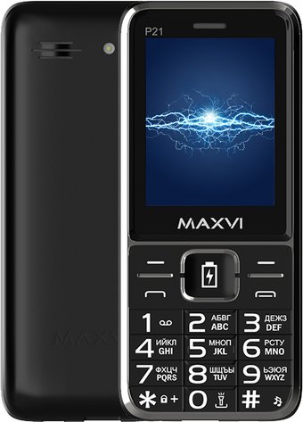 Телефон Maxvi P21 (черный)