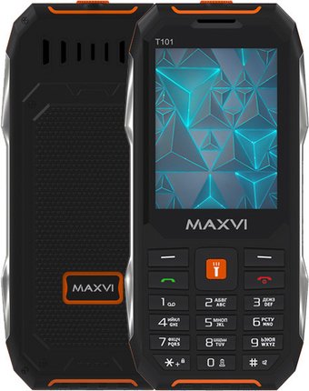 Телефон Maxvi T101 (оранжевый)
