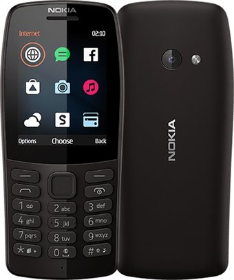Телефон Nokia 210 (черный)