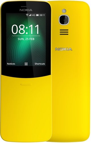 Телефон Nokia 8110 4G Dual SIM (желтый)
