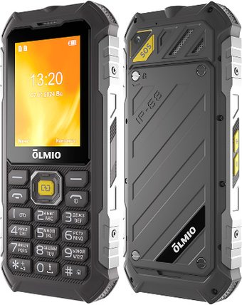 Телефон Olmio X07 (черный/желтый)