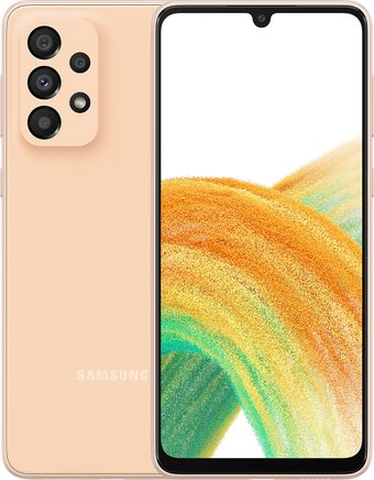 Телефон Samsung Galaxy A33 5G SM-A3360/DSN 8GB/128GB (персиковый)