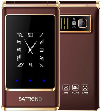 Телефон Satrend A15 (коричневый)